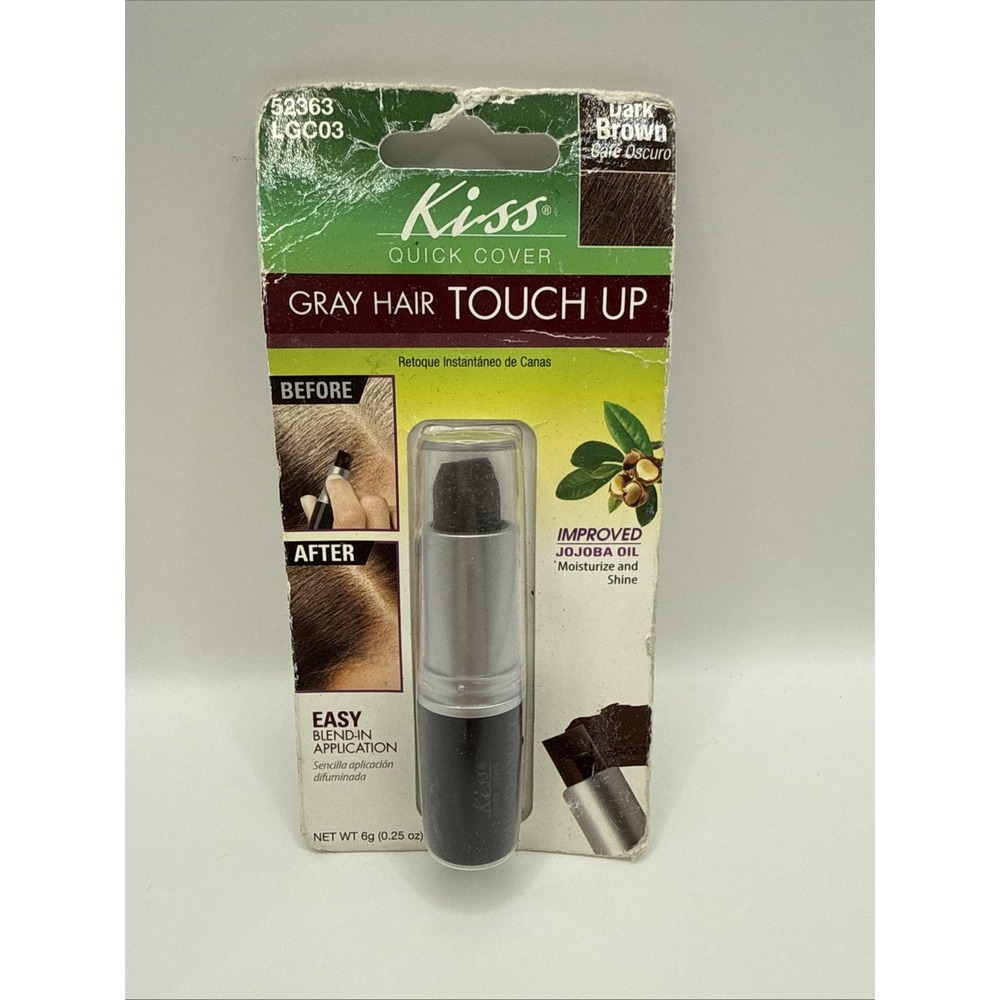 KISS QUICK COVER INSTANT GRAY TOUCH UP BLEND AWAY Dark Brown‎ 52363